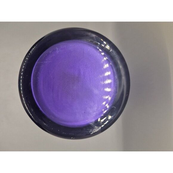 Contemporary Hand Blown Purple Opaque Glass 9” Vase - Picture 5 of 6